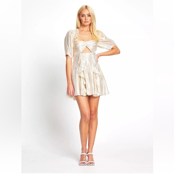 alice McCALL Women's Gold and White - Picture 1 of 9